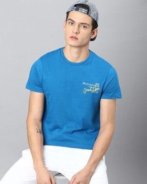 men regular fit crew-neck t-shirt