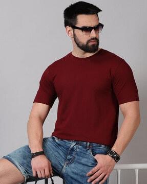 men regular fit crew-neck t-shirt