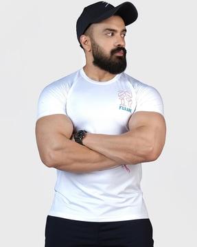 men regular fit crew-neck t-shirt