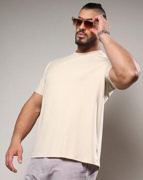 men regular fit crew-neck t-shirt