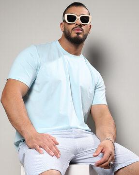 men regular fit crew-neck t-shirt