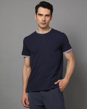 men regular fit crew-neck t-shirt