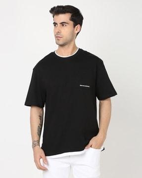 men regular fit crew-neck t-shirt