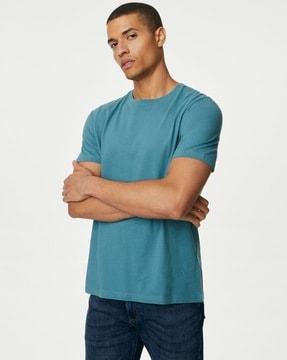 men regular fit crew-neck t-shirt