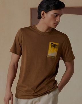 men regular fit crew-neck t-shirt