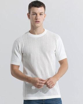 men regular fit crew-neck t-shirt