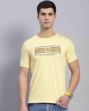 men regular fit crew-neck t-shirt