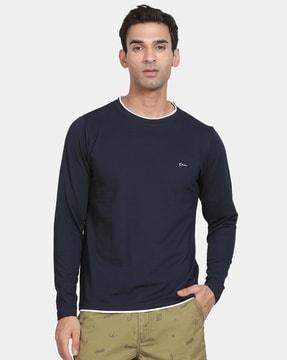 men regular fit crew-neck t-shirt