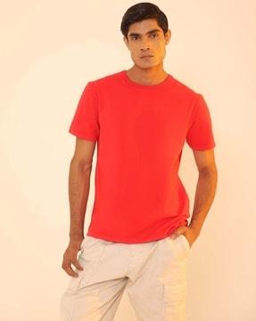 men regular fit crew-neck t-shirt