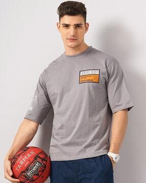 men regular fit crew-neck t-shirt