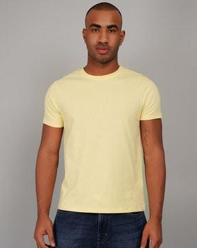 men regular fit crew-neck t-shirt