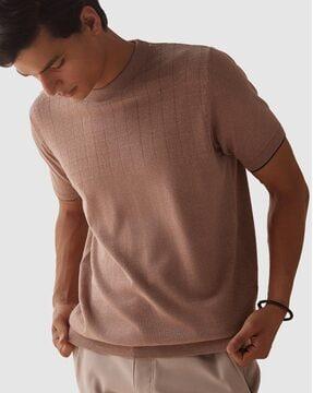 men regular fit crew-neck t-shirt