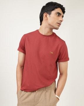 men regular fit crew-neck t-shirt