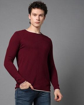 men regular fit crew-neck t-shirt