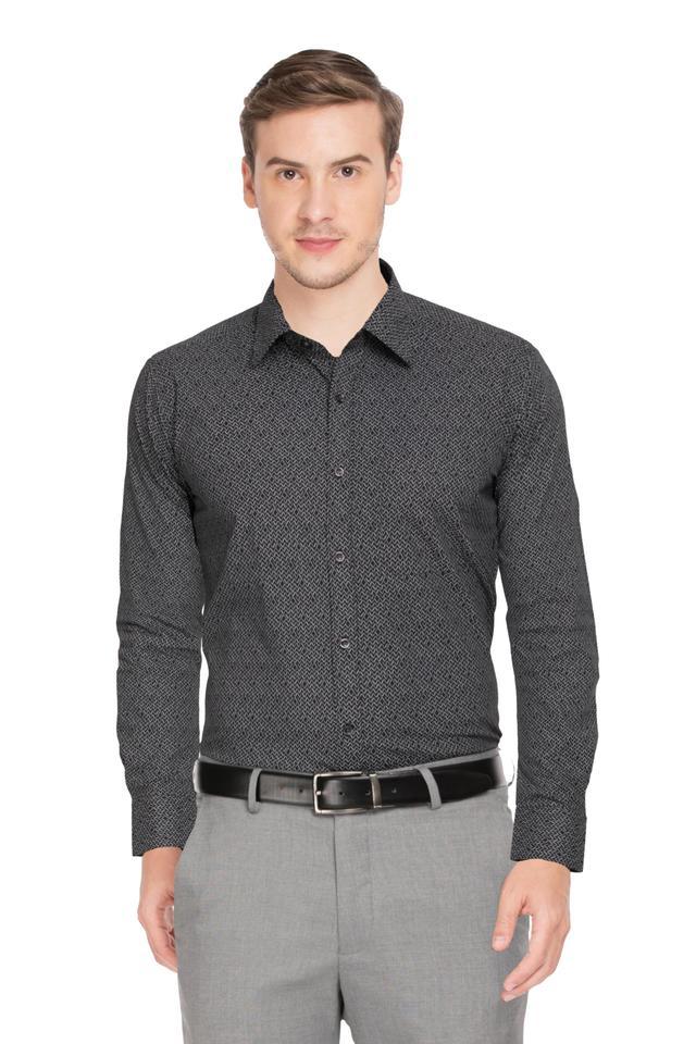 men regular fit formal shirt