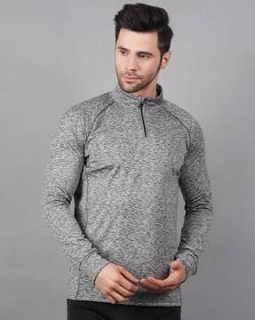 men regular fit henley-neck t-shirt