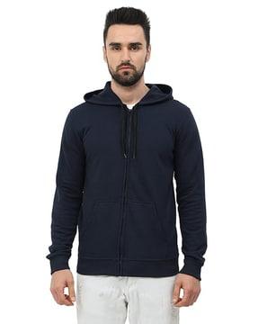 men regular fit hooded sweatshirt