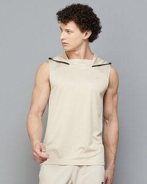 men regular fit hooded t-shirt