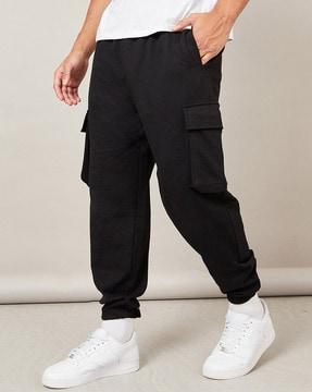 men regular fit joggers with insert pockets