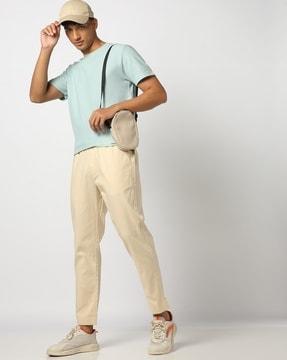 men regular fit pants