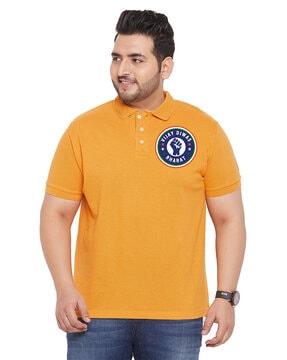 men regular fit polo t-shirt with short-sleeves