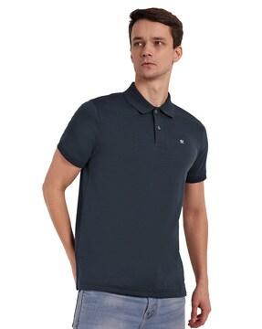 men regular fit polo t-shirt with short sleeves