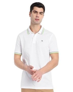 men regular fit polo t-shirt with short sleeves