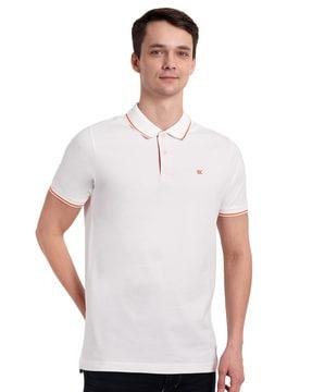 men regular fit polo t-shirt with short sleeves