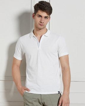 men regular fit polo t-shirt with short sleeves