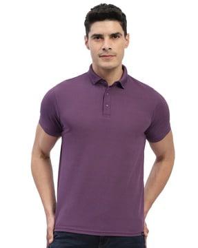 men regular fit polo t-shirt with short sleeves