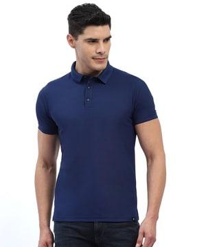 men regular fit polo t-shirt with short sleeves