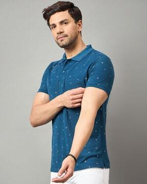 men regular fit polo t-shirt with short sleeves