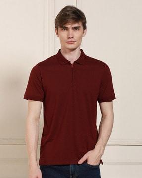 men regular fit polo t-shirt with short sleeves