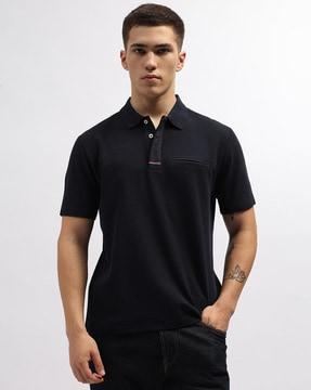 men regular fit polo t-shirt with short sleeves