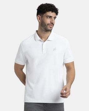 men regular fit polo t-shirt with short sleeves