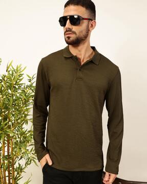 men regular fit polo t-shirt with short sleeves