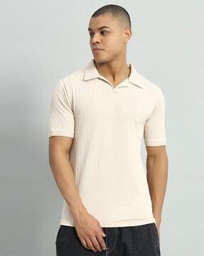 men regular fit polo t-shirt with short sleeves