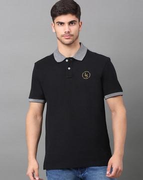 men regular fit polo t-shirt