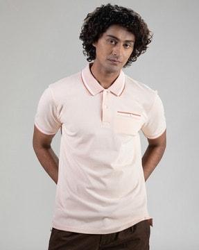 men regular fit polo t-shirt