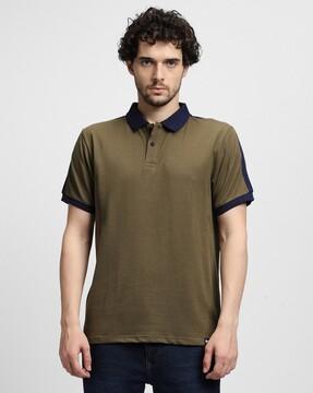 men regular fit polo t-shirt