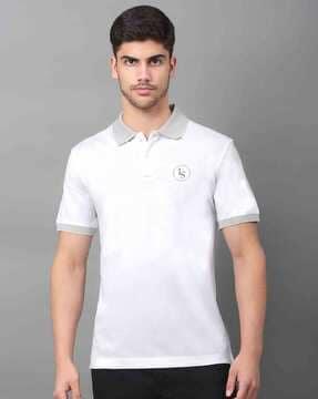 men regular fit polo t-shirt