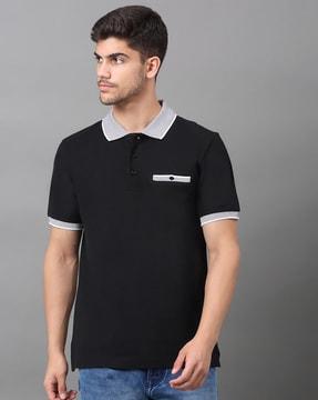 men regular fit polo t-shirt