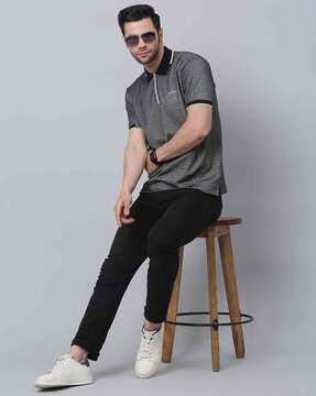 men regular fit polo t-shirt