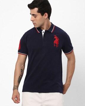 men regular fit polo t-shirt