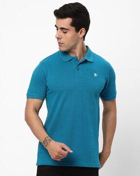 men regular fit polo t-shirt