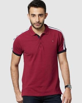 men regular fit polo t-shirt