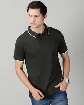 men regular fit polo t-shirt