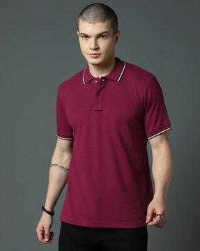 men regular fit polo t-shirt