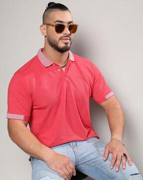 men regular fit polo t-shirt