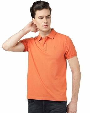 men regular fit polo t-shirt